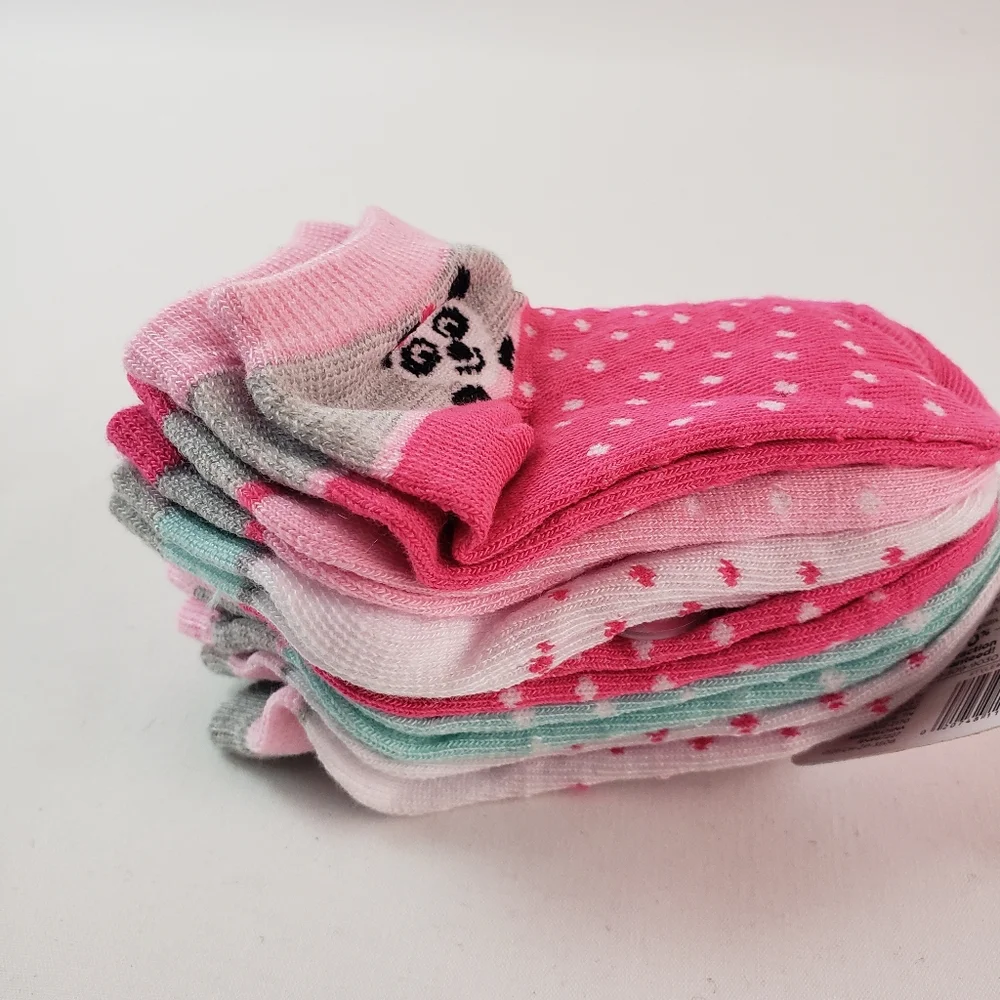 Girls 6 pair no show socks